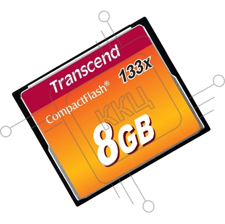 Флеш карта CF 8Gb Transcend TS8GCF133 w/o adapter