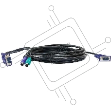 Кабель D-Link DKVM-CB/B1A Кабель KVM длиной 1,8 м с разъемами VGA и PS/2