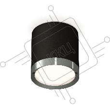 Светильник Ambrella Light XS8142006 SBK/PPH черный песок/графит полированный GX53 (C8142, N8133)