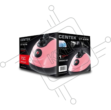 Отпариватель Centek CT-2375 розовый/черн