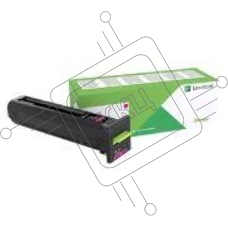 Картридж Lexmark с тонером пурпурного цвета сверхвысокой емкости для организаций (22 000) (22) CS820