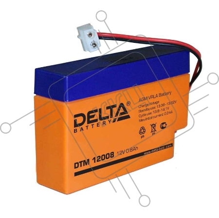 Батарея Delta DTM 12008 (12V 0.8Ah)