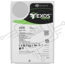 Жесткий диск HDD Seagate Exos X16 14Tb 7200rpm SAS 256Mb 3.5