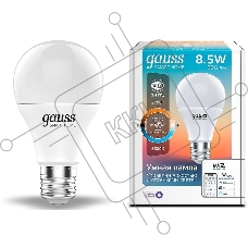 Лампа Светодиодная Gauss Smart Home DIM+CCT E27 A60 8.5 Вт 1/10/100