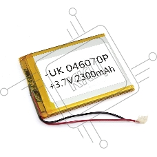 Аккумулятор Li-Pol (батарея) 4*60*70мм 2pin 3.7V/2300mAh