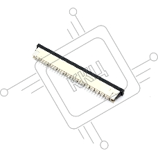 Разъем FPC  Half Coverage Top Contact 1.0K-BS-30PWB 30 pin высота 2мм шаг 1мм