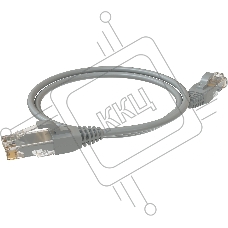 Патч-корд Sysmatrix PC 4545.5EU26.1LSZHGY U/UTP RJ-45 вил.-вилка RJ-45 кат.5E 1м серый LSZH
