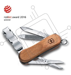 Нож перочинный Victorinox NailClip Wood 580 (0.6461.63) 65мм 6функций дерево