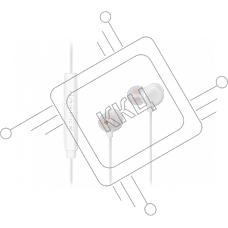 Проводные наушники Harper HV-802 белый, внутриканальные, проводной, jack 3.5 мм