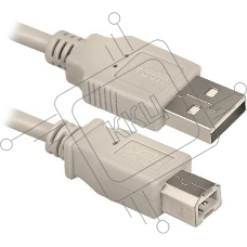 Кабель Defender USB04-06p.bag  Кабель USB 2.0  для соед. 1.8м AM/BM , пакет  (83763)