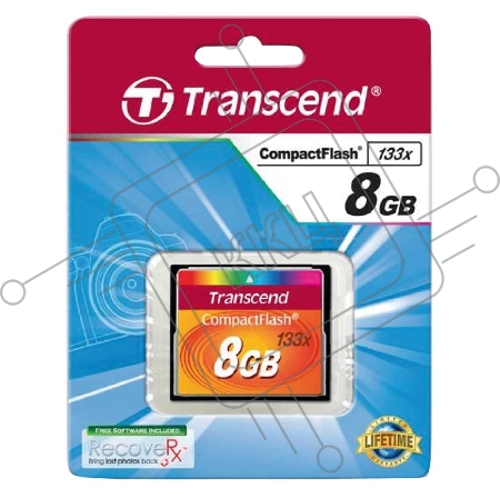 Флеш карта CF 8Gb Transcend TS8GCF133 w/o adapter