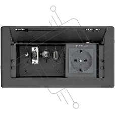 Лючки для кабеля Extron Cable Cubby 202 One EU AC, Black