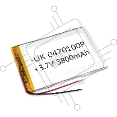 Аккумулятор Li-Pol (батарея) 4*70*100мм 2pin 3.7V/3800mAh