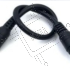 Кабель DC 5.5x2.5 18 AWG папа-папа 0,3 м с прямым штекером