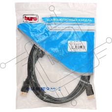 Кабель аудио-видео Buro HDMI (m)/HDMI (m) 3м. феррит.кольца черный