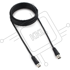 Кабель телевизионный Cablexpert, CCV-515-3M, Coaxial M/F, 3м