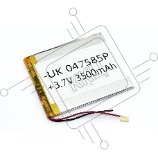 Аккумулятор Li-Pol (батарея) 4*75*85мм 2pin 3.7V/3500mAh