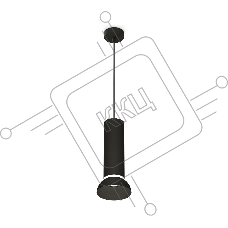 Светильник Ambrella Light XP8192100 SBK/FR черный песок/белый матовый GX53 (A2333, C8192, N8141)