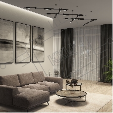 Трековый светильник 85122/01 6W 3000K  (чёрный) Esthetic Magnetic