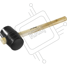 Чёрная резиновая киянка с деревянной рукояткой STAYER  680г