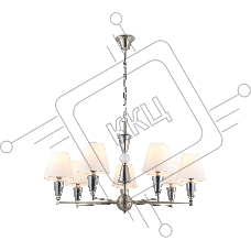 Люстра Ambrella light LH75256/7 SN/FR сатин никель/белый матовый E14*7 max 40W D860*520