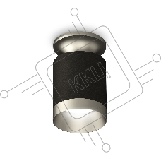 Светильник Ambrella Light XS6302140 SBK/MCH черный песок/хром матовый MR16 GU5.3 (N6904, C6302, N6133)