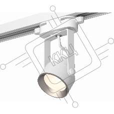 Светильник Ambrella light XT6601002 WH/PSL белый/серебро полированное MR16 GU10 (C6601, N6104)