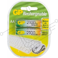 Аккумулятор GP 210AAHC AA NiMH 2100mAh (2шт)