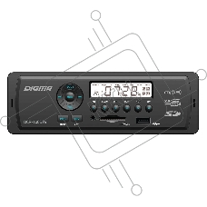 Автомагнитола Digma DCR-100B24 1DIN 4x45Вт