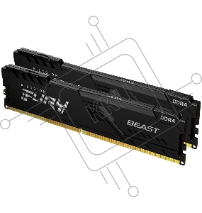 Оперативная память Kingston 32GB 3600MHz DDR4 CL18 DIMM (Kit of 2) FURY Beast Black