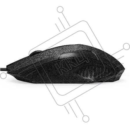 Мышь ExeGate SH-9025L5 (USB, оптическая, 1000dpi, 3 кнопки и колесо прокрутки, длина кабеля 2,55м, черная, OEM)