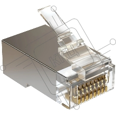 Коннектор Sysmatrix PLUG 8P8C5ES.UWRJ45 кат.5E STP прозрачный (упак.:100шт)