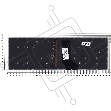 Клавиатура для ноутбука Acer Aspire VN7-593G черная с красной подсветкой