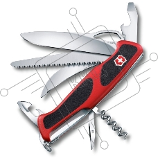 Нож перочинный Victorinox RangerGrip 57 Hunter (0.9583.MC) 130мм 13функций красный/черный карт.коробка