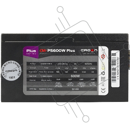 Блок питания CROWN CM-PS600W PLUS