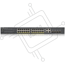 Коммутатор Zyxel NebulaFlex GS192024HPV2-EU0101F 24G 24PoE+ 375W управляемый