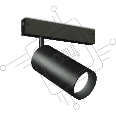 Светильник светодиодный трековый для шинопровода Magnetic Ambrella light GL1640 BK черный IP20 24W 4200K 220V 36° D65*140 (Без ПДУ)