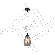 Светильник Ambrella light TR3535 BK/SM/FR черный/дымчатый/белый матовый E27 max 40W D120*800