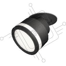 Светильник Ambrella Light XM8102522 SBK/FR черный песок/белый матовый GX53 (A2242, A2106, C8102, N8415)