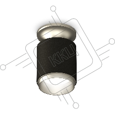 Светильник Ambrella Light XS6302141 SBK/MCH черный песок/хром матовый MR16 GU5.3 (N6904, C6302, N6123)