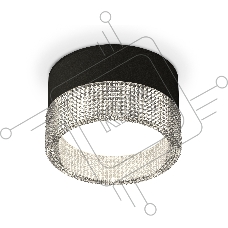 Светильник Ambrella Light XS8102030 SBK/CL черный песок/прозрачный GX53 (C8102, N8480)