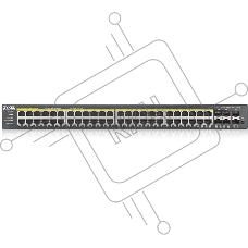 Гибридный L2 коммутатор PoE+ Zyxel NebulaFlex Pro GS2220-50HP, rack 19