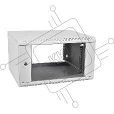Шкаф телекоммуникационный настенный разборный ЭКОНОМ 12U (600 × 520) дверь стекло