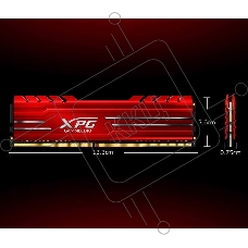 Оперативная память XPG Gammix D10, DDR4, 32GB (2x16GB), 3600MHz, CL18, UDIMM, с радиатором, черный