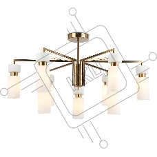 Люстра Ambrella light LH56128/9 BS/FR латунь/белый матовый E14*9 max 40W D765*440
