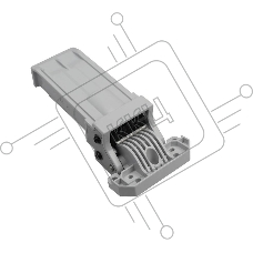Шарнир (петля) ADF HP LJ Enterprise MFP M725/M775 (O) CQ819-60011