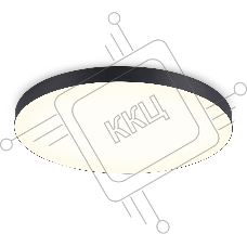 Потолочный светодиодный светильник Ambrella light FV5541 BK черный LED 130W 3000K D800*58 (Без ПДУ)