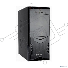 Компьютерный корпус Miditower Exegate CP-601 Black, ATX, <без БП>, 2*USB, Audio