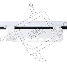 Трековый однофазный светильник Ambrella light GL6700 WH белый IP20 10W 4200K 24° 192*35*57