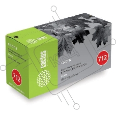 Картридж лазерный Cactus CS-C712S чёрный (1500 стр.) для Canon LBP-3010/LBP-3100